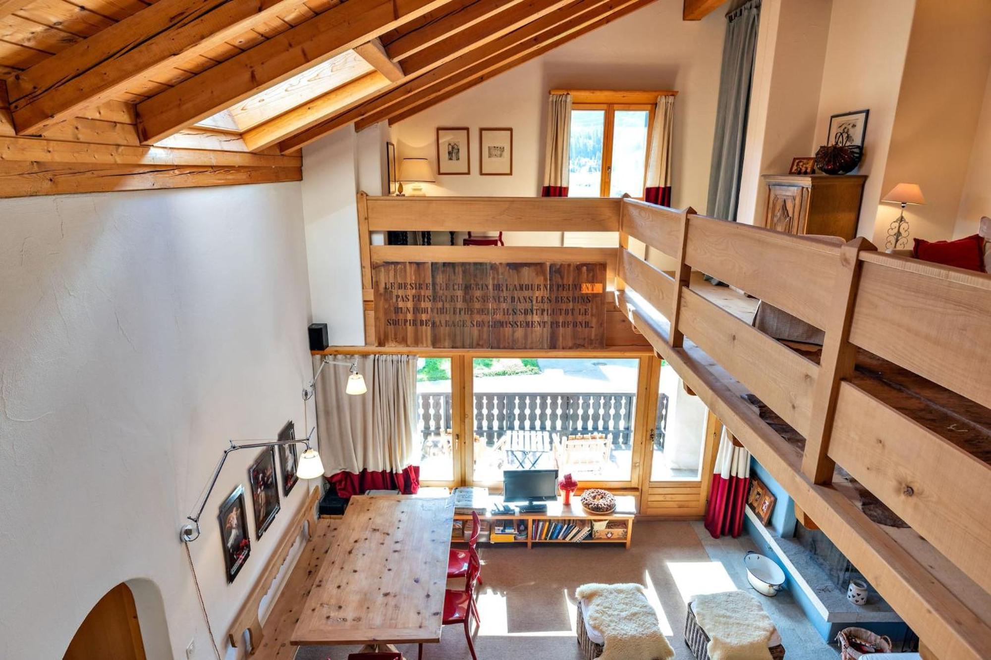 Ferienwohnung Chesa Panorama B - La Punt Exterior foto