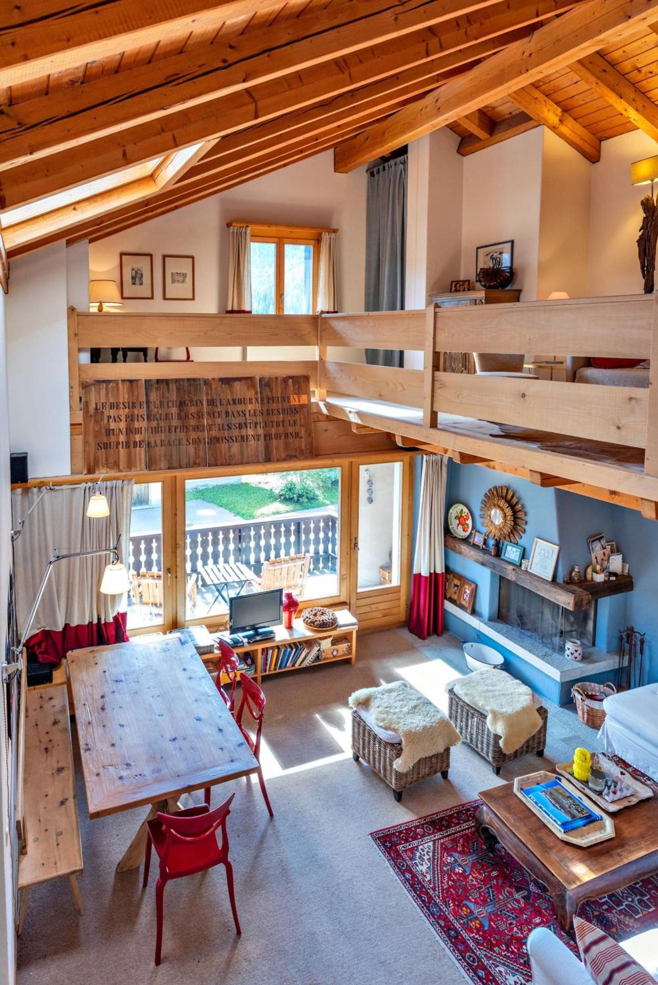 Ferienwohnung Chesa Panorama B - La Punt Exterior foto