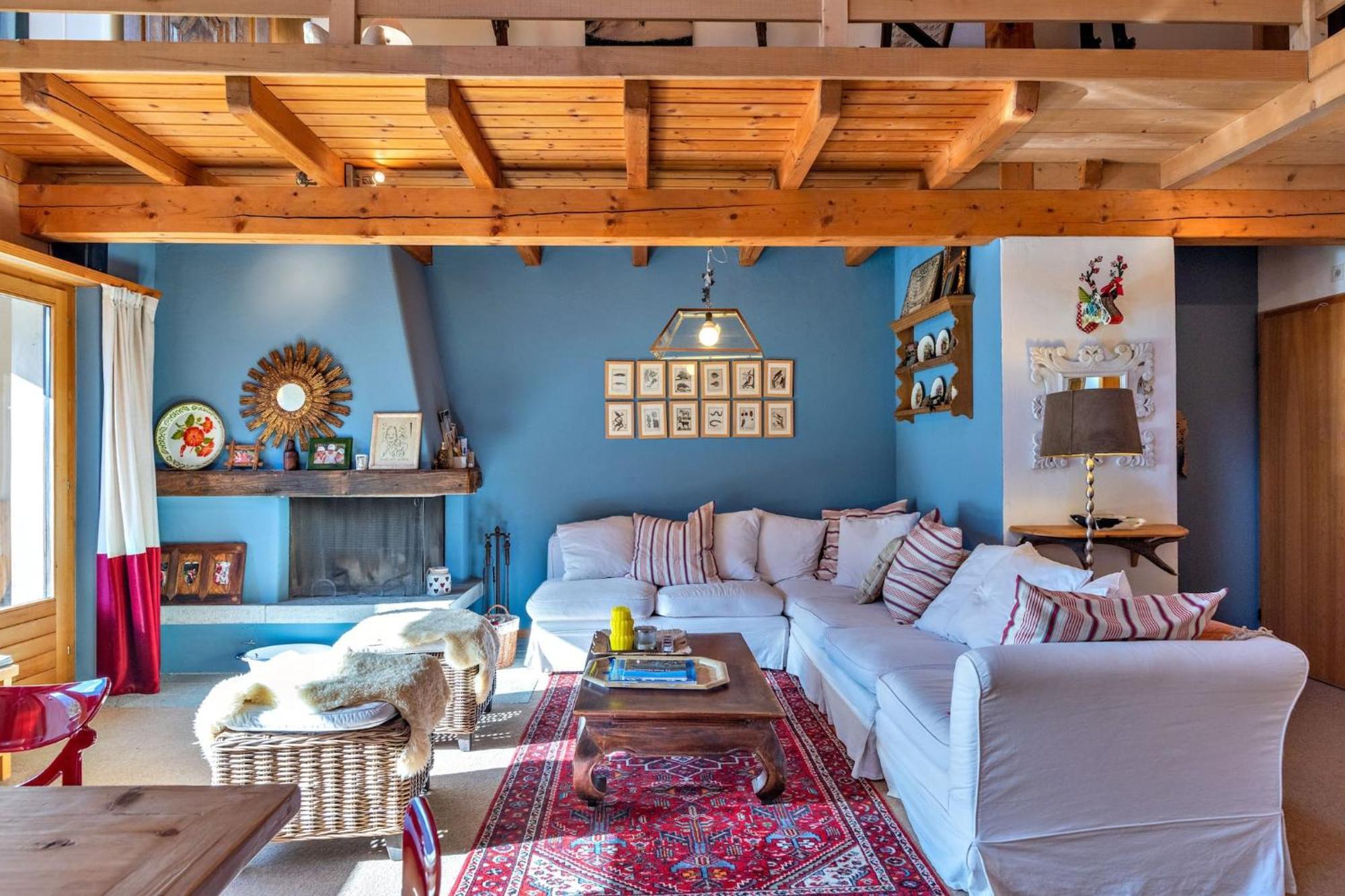 Ferienwohnung Chesa Panorama B - La Punt Exterior foto